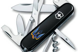 Складной нож Victorinox Climber Ukraine Трезубец-Ласточка (1.3703.3_T1230u)