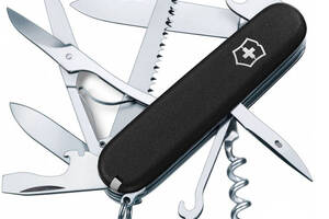 Складной нож Victorinox Huntsman Mat Черный матовый лак (1.3713.3_M0007p)