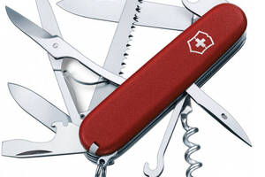 Складной нож Victorinox Huntsman Mat Красный матовый лак (1.3713_M0007p)