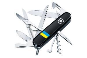 Складной нож Victorinox Huntsman Ukraine 91 мм Флаг Украины (1.3713.3_T1100u)