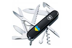 Складной нож Victorinox Huntsman Ukraine 91 мм Сердце сине-желтое (1.3713.3_T1090u)