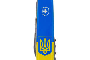 Складной нож Victorinox Huntsman Ukraine Герб на флаге (1.3713.7.T3030p)