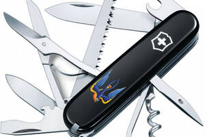 Складной нож Victorinox Huntsman Ukraine Трезубец-Ласточка (1.3713.3_T1230u)