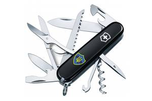 Складной нож Victorinox Huntsman Ukraine Трезубец на щите (1.3713.3_T1080u)