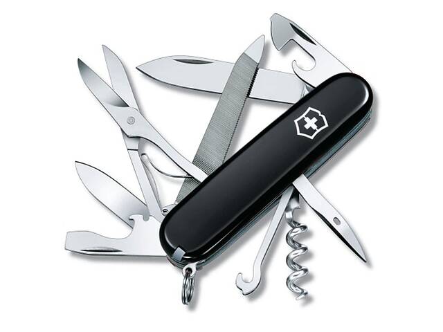 Складной нож Victorinox Mountaineer 91мм 8 функций Черный (1.3743.3)