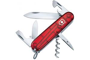 Складной нож Victorinox Spartan 91 мм 12 Красный полупрозрачный в блистере (1.3603.TB1)