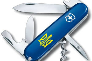 Складной нож Victorinox Spartan Ukraine 91 мм 12 функций Трезубец ОУН (1.3603.2_T0308u)