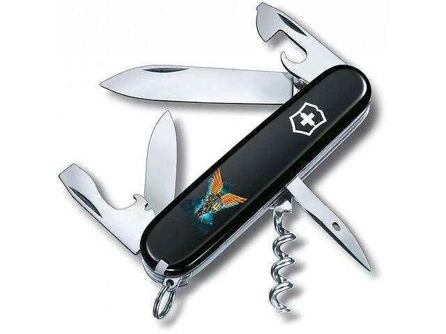 Складной нож Victorinox Spartan Ukraine 91 мм Ангел ВСУ (1.3603.3_T1061u)