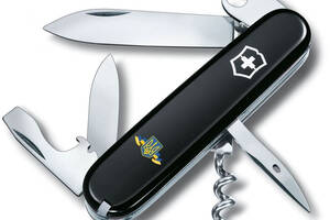 Складной нож Victorinox Spartan Ukraine 91мм 12 функций Черный (1.3603.3_T1010u)