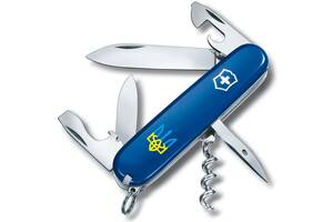 Складной нож Victorinox Spartan Ukraine 91мм Синий с малым Государственным Гербом Украины (1.3603.2_T0016u)