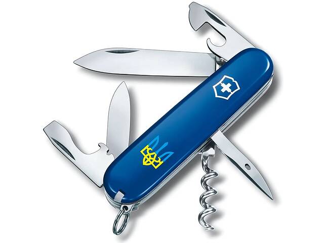 Складной нож Victorinox Spartan Ukraine 91мм Синий с малым Государственным Гербом Украины (1.3603.2_T0016u)