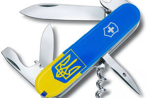 Складной нож Victorinox Spartan Ukraine Герб на флаге вертикальный (1.3603.7.T3030p)