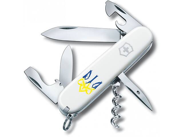 Складной нож Victorinox Spartan Ukraine Трезубец готический (1.3603.7_T0637u)