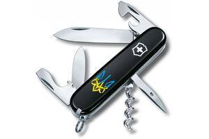 Складной нож Victorinox Spartan Ukraine Трезубец готический сине-желтый (1.3603.3_T0636u)