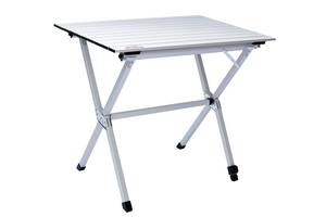 Складной стол с алюминиевой столешницей Tramp Roll-80 80x60x70 см серый TRF-063