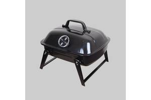 Складной угольный мини гриль-барбекю Lightled CAMP GRILL LV210715S Черный