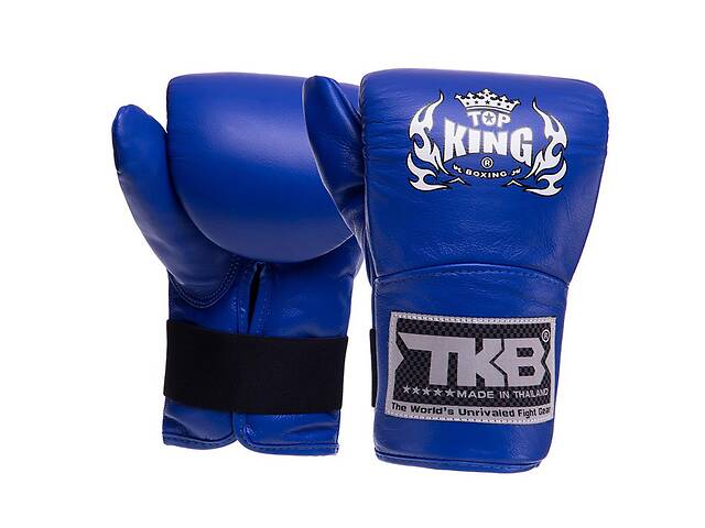 Снарядные перчатки кожаные Pro TKBMP-CT Top King Boxing XL Синий (37551059)