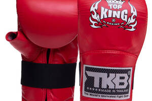 Снарядные перчатки кожаные Pro TKBMP-OT Top King Boxing M Красный (37551060)