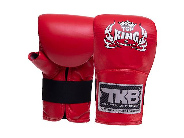 Снарядные перчатки кожаные Pro TKBMP-OT Top King Boxing M Красный (37551060)