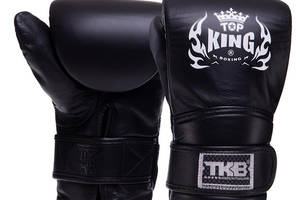 Снарядные перчатки кожаные Ultimate TKBMU-CT Top King Boxing M Черный (37551061)