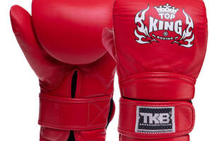 Снарядные перчатки кожаные Ultimate TKBMU-CT Top King Boxing S Красный (37551061)