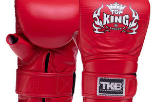 Снарядные перчатки кожаные Ultimate TKBMU-OT Top King Boxing L Красный (37551062)
