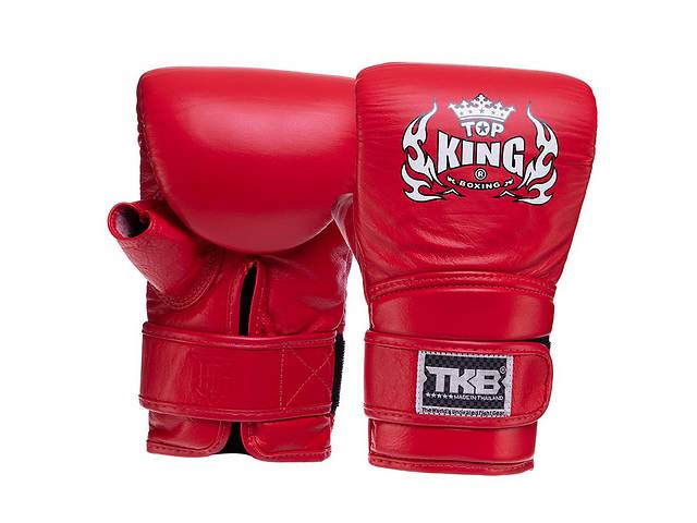 Снарядные перчатки кожаные Ultimate TKBMU-OT Top King Boxing L Красный (37551062)