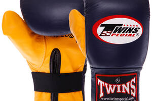 Снарядные перчатки TWINS TBGLA-1F M Желтый-темно-синий