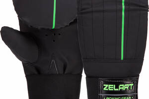 Снарядные перчатки ZELART VL-3086 М Черный-салатовый