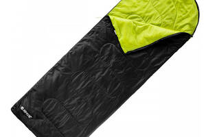 Спальный мешок Hi-Tec Mumio (SB014) 210x75 см Right Zip Черный с зеленым JS.120.11