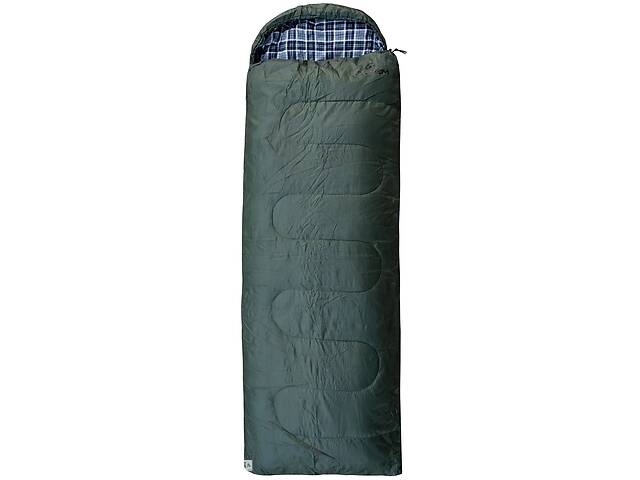 Спальный мешок одеяло с капюшом правый Totem Ember Plus Olive (190/75 UTTS-014-R)