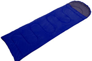 Спальный мешок одеяло с капюшоном CHAMPION SY-4142 Темно-синий