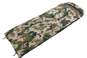 Спальный мешок одеяло с капюшоном Shengyuan SY-D13 210х75 см Камуфляж (59508261)