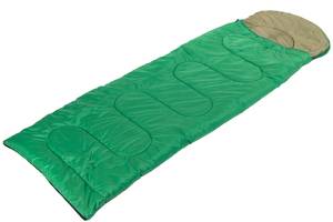 Спальный мешок одеяло с капюшоном SP-Planeta UR SY-4142 195+40х74см Зеленый