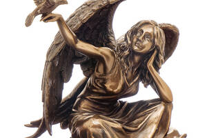Статуэтка Angel 18х16 см с бронзовым покрытием Veronese
