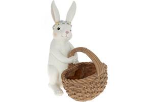 Статуэтка Bona Easter Bunny с искуственного камня 22х15.5х26.5 см Разноцветный (DP186288)