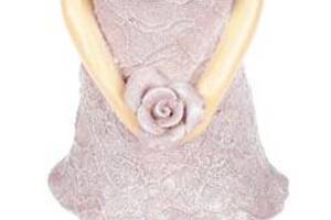 Статуэтка декоративная 'Дама с розой' 31см