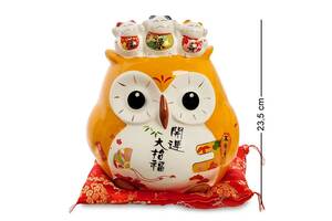 Статуэтка декоративная копилка Owl Lefard AL32597