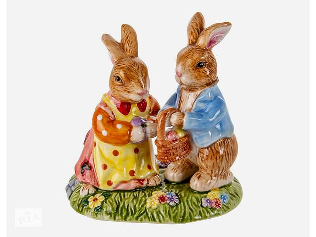 Статуэтка декоративная Lefard Кролики 12х12 см 59-1012 керамика Купи уже сегодня!
