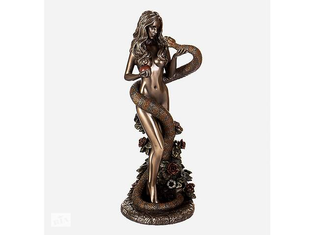 Статуэтка коллекционная Veronese Ева в обьятьях змея 21х9 см 77410 бронзовое покрытие Купи уже сегодня!