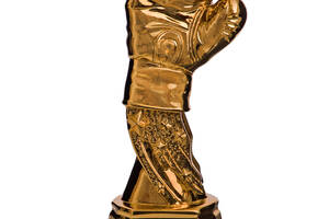 Статуэтка наградная спортивная Бокс Боксерская перчатка золотая SP-Sport C-1757-AA2