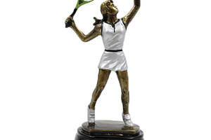 Статуэтка наградная спортивная Большой теннис женский C-2688-B11 FDSO Серый (33508141)