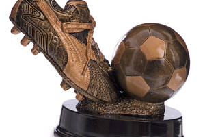 Статуэтка наградная спортивная Футбол Бутса с мячом C-1570-A FDSO Бронза (33508283)