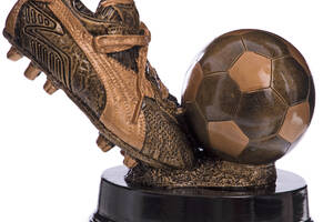Статуэтка наградная спортивная Футбол Бутса с мячом SP-Sport C-1570-A