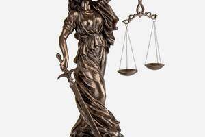 Статуэтка напольная Veonese Фемида богиня правосудия 62х32х18 см 76537V1 полистоун покрытый бронзой Купи уже