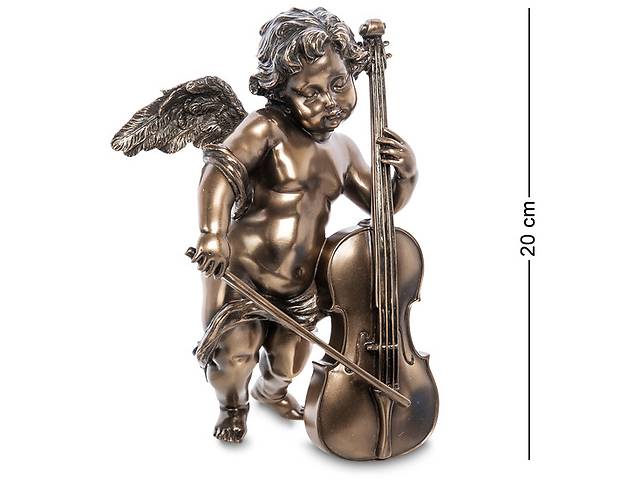 Оригинальная Статуэтка Veronese Ангел с виолончелью 20 см 1906299 бронзовое покрытие Купи уже сегодня!