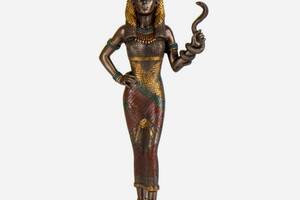 Статуэтка Veronese Египетская богиня Хаткор 28х6х12 см 176710 фигурка покрытая бронзовым напылением Купи уже