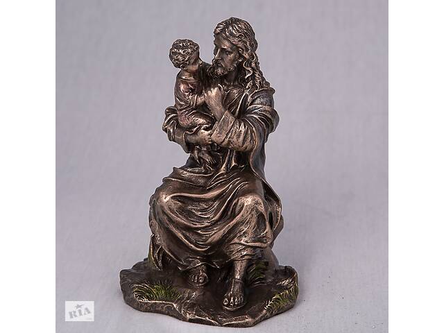Статуэтка религиозная Veronese Иисус с ребёнком 16х10х9 см 75879 бронзовое покрытие Купи уже сегодня!