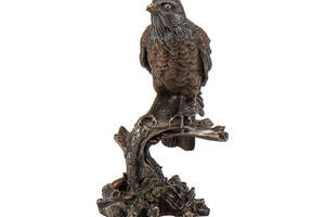 Статуэтка интерьерная Veronese Bird on a branch Gold 25 см Коричневый AL120371