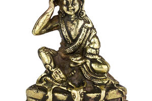 Статуя HandiCraft Миларепы Древний тибетский античный стиль 5,4 см Бронзовый (26789)